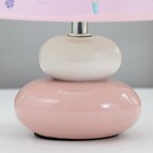 Настольная лампа "Принцессы" Е14 15Вт бело-розовый RISALUX - фото 22213503