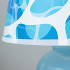 Настольная лампа "Морская волна" Е14 15Вт голубой RISALUX - Фото 4