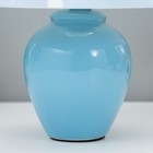 Настольная лампа с абажуром RISALUX «Морская волна», Е14, 15 Вт, голубой - фото 5018626 Настольная лампа с абажуром RISALUX «Морская волна», Е14, 15 Вт, голубой - фото 5018626