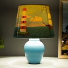 Настольная лампа "Морские приключения" Е14 15Вт голубой RISALUX - Фото 3