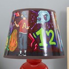 Настольная лампа "Граффити" Е14 15Вт красный RISALUX - Фото 6