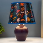 Настольная лампа "Абстракция" Е14 15Вт фиолетовый RISALUX - Фото 2
