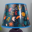 Настольная лампа "Абстракция" Е14 15Вт фиолетовый RISALUX - Фото 6