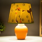 Настольная лампа "Котики" Е14 15Вт оранжевый RISALUX - Фото 3