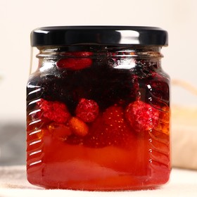 

Мед Алтайский с ягодным ассорти, 240 г