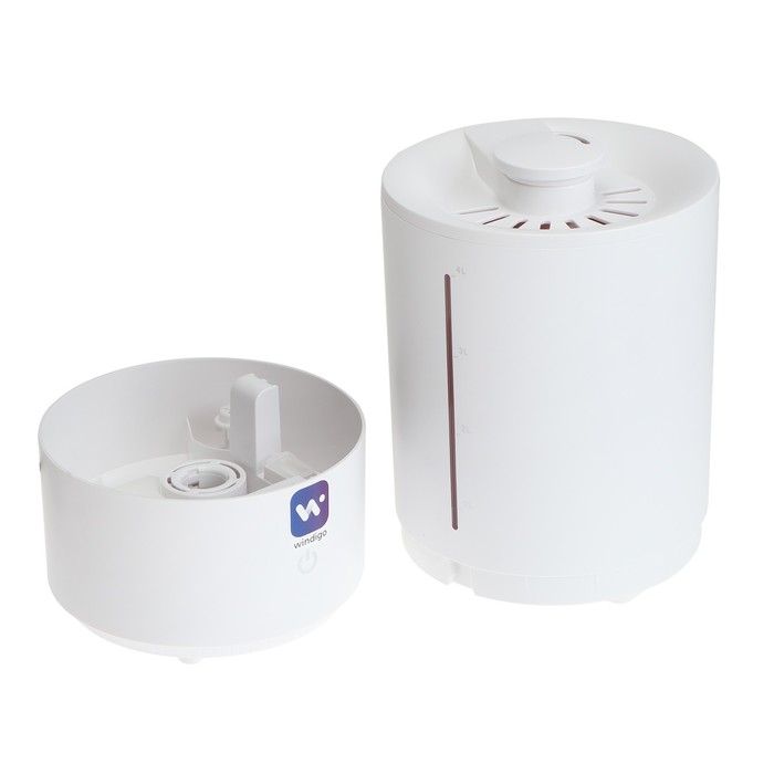 Увлажнитель-ароматизатор воздуха Luazon HM-8, ультразвуковой, 25Вт, 4л, 20м2, белый - фото 51435226