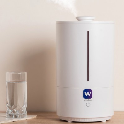 Увлажнитель-ароматизатор воздуха Windigo HM-8, ультразвуковой, 25 Вт, 4 л, 20 м², белый