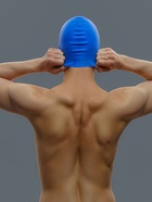 Шапочка для плавания взрослая ONLYTOP Swim, силиконовая, обхват 54-60 см - Фото 4