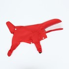 Комбинезон для собак, демисезонный с чехлами на лапы, размер XL (ДС 40, Ог 42), красный - Фото 2