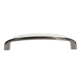 Ручка-скоба CAPPIO Ceramics, м/о 128 мм, цвет старинное серебро 9448021