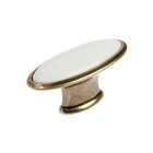 Ручка кнопка CAPPIO Ceramics, цвет бронза - фото 10485715