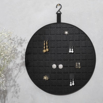 Органайзер для хранений настенный «Круг». d=37см, цвет чёрный