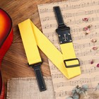 Ремень для гитары Music Life Крест, желтый, 95-155 см - фото 4220490