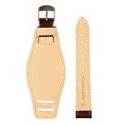 Ремешок для часов, мужской, 18 мм, запряжник 75 мм, горт 115 мм, натур. кожа, коричневый - Фото 4