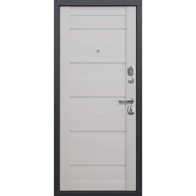 

Дверь входная 9 см Серебро Лиственница беж Царга 2050х860мм (левая)