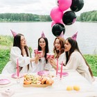 Колпак бумажный на день рождения Happy Birthday, в наборе 6 шт. - Фото 6