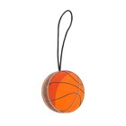 Подвеска автомобильная Grand Caratt Баскетбольный мяч, дерево, войлок - фото 9780355