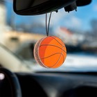 Подвеска автомобильная Grand Caratt Баскетбольный мяч, дерево, войлок - фото 9780356