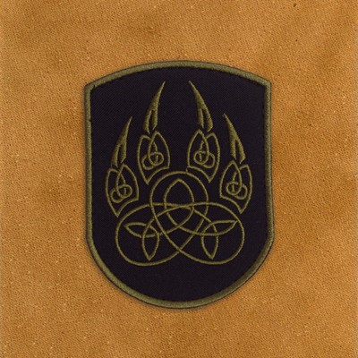 Нашивка-шеврон "Лапа Велеса" с липучкой, 10 х 5 см