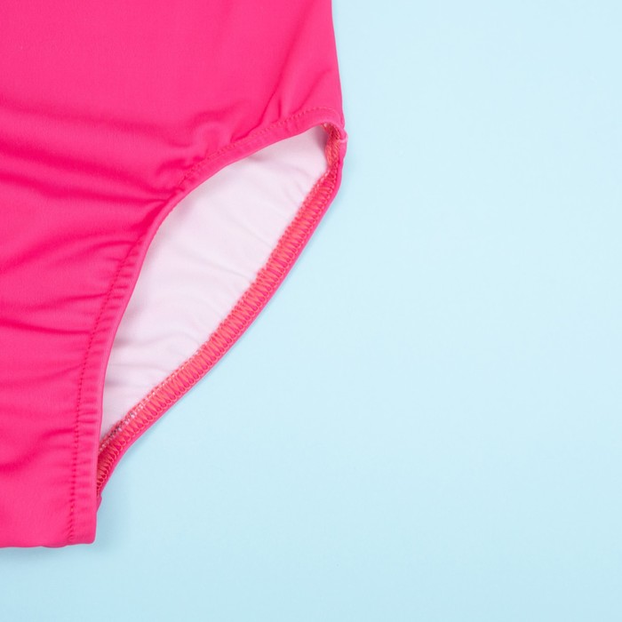 Купальник детский слитный KAFTAN «Пляж», рост 122-128 см, розовый