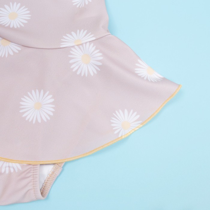 Купальник детский KAFTAN «Ромашки», рост 134-140 см