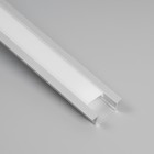 Врезной профиль TruEbergy для светодиодной ленты, 2 м, 22 × 7 мм, матовый рассеиватель, аксессуары - фото 10486618