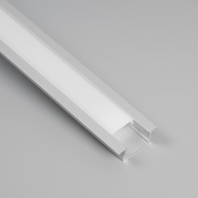 Врезной профиль TruEbergy для светодиодной ленты, 2 м, 22 × 7 мм, матовый рассеиватель, аксессуары