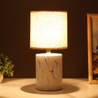 Лампа настольная 21166/1WT E14 40Вт бело-розовый 15х15х32,5 см RISALUX  5040855 9690493