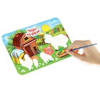 Водная раскраска "Утро на ферме"+ кисточка - Фото 3