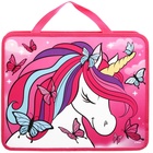 Папка пластиковая с ручками А4, на молнии, 7.5×33×26 см, «Минни Маус и единорог» - Фото 6