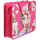 Папка пластиковая с ручками А4, на молнии, 7.5×33×26 см, «Холодное сердце» - Фото 3