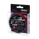 Шнур Helios Extrasense X3 PE, диаметр 0.26 мм, тест 16 кг, 92 м, красный - фото 22215281