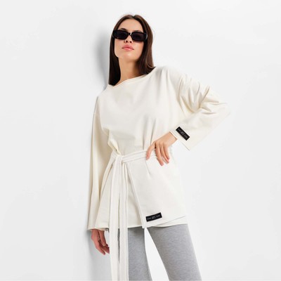 Лонгслив женский MIST, размер S-M, молочный