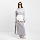 Платье женское MIST, размер S-M, цвет серый - фото 10487279