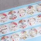 Наклейки для цветов и подарков «Мечтай, сияй», 4.4×4.4 см, набор 252 шт. - Фото 4