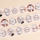 Наклейки для цветов и подарков «Будь собой», 4.4×4.4 см, набор 252 шт. - Фото 2