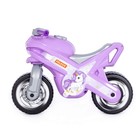 Каталка-мотоцикл МХ, цвет сиреневый - фото 6912222