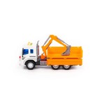 Автомобиль инерционный бортовой «Сити», с ковшом, цвет оранжевый - фото 22215614