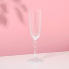 Бокал для шампанского стеклянный, 150 мл - фото 319462495