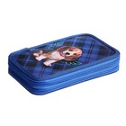 Пенал школьный, 2 секции, 12.5×20.5×4 см «Пёсик» - Фото 3