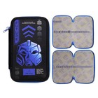 Пенал школьный, 2 секции, 12.5×20.5×4 см«Робот маска» - Фото 2