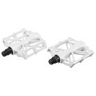 Педали 9/16" с подшипником, алюминиевые, цвет белый 9426178