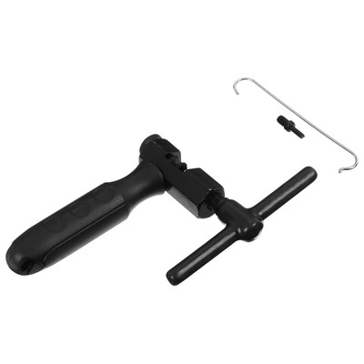 Выжимка для цепи с упором, алюминий, чёрная