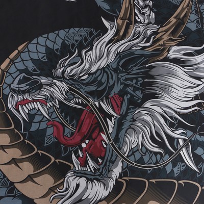 Постельное бельё 1.5-спальное «Этель» Dragon, бязь