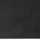 Коврик противоскользящий под кожу крокодила 20×13 см, черный - фото 8241720