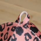 Шапка для бани "Розовый Леопард", с детским принтом - фото 9791779
