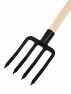 Вилы садово-огородные, 4-рогие, деревянный черенок - Фото 6