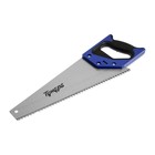 Ножовка по дереву ТУНДРА, 2К рукоятка, 3D заточка, большой зуб 8 мм, 5-6 TPI, 350 мм - фото 8844923