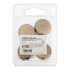 Зеркалодержатель ТУНДРА, d=25 мм, без сверления, цвет бронза, пластик, 4 шт. - Фото 6