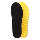Стельки для обуви, влаговпитывающие, дышащие, р-р RU 38 (р-р Пр-ля 40), 25 см, пара, цвет чёрный/жёлтый - Фото 5